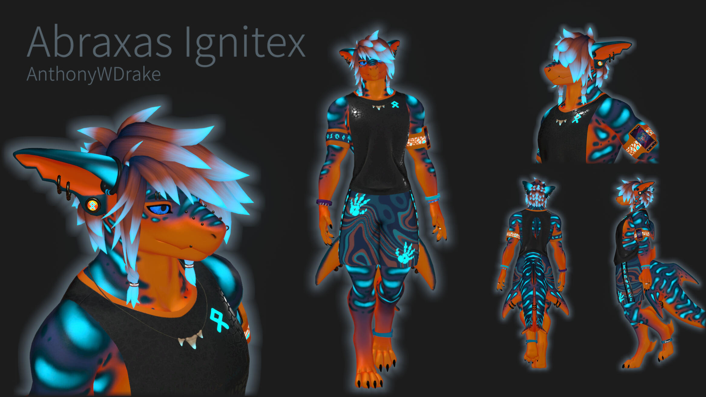 Abraxas Leopard Shark - SFW Variant